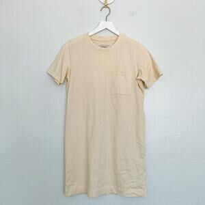 Everlane Yellow Weekend Tee Dress Small